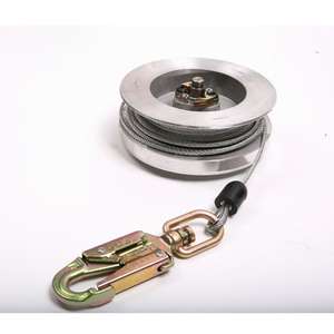 Cuerda de Seguridad Retráctil de Poliéster de 6 <span class=keywords><strong>Metros</strong></span>, Dispositivo Anticaídas Retráctil Vertical para Sistema de Línea de Vida, Protección Contra Caídas - Product Image 4