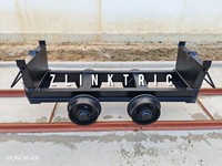 Wagon de transport minier à quatre roues Zlinktric, à carrosserie fermée, avec pompe et roulement, pour le transport dans les tunnels de charbonnages