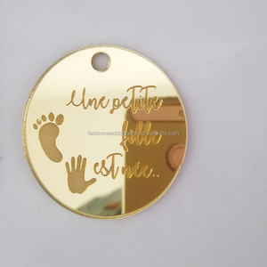 Etiquetas Redondas Personalizadas <span class=keywords><strong>de</strong></span> Acrílico para Colgar, Grabadas con <span class=keywords><strong>el</strong></span> Mismo Texto, Etiquetas <span class=keywords><strong>de</strong></span> <span class=keywords><strong>Nombre</strong></span> <span class=keywords><strong>de</strong></span> Acrílico <span class=keywords><strong>de</strong></span> Lujo, Regalo Hecho a Mano, Recuerdo <span class=keywords><strong>de</strong></span> Boda - Product Image 5