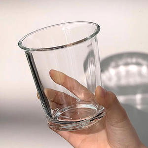 Flûte à eau en <span class=keywords><strong>pyrex</strong></span> épaisse de qualité supérieure, mug à café au lait à bas prix, verre à boire personnalisé avec logo - Product Image 4