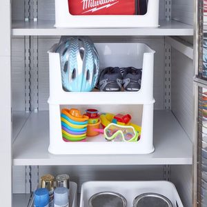High Quality Injection Oversized <b>Open</b> Top Portable Rectangle Office Organizer PP 50L Eco-Friendly Multifunction Storage Box - Product Image 4