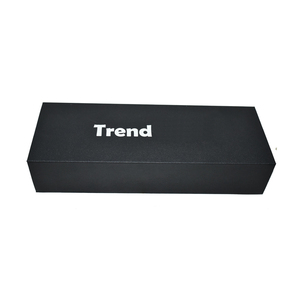 Custom Logo Thick Cardboard Rigid Black Folders Packaging Matt <b>Lamination</b> Recyclable Embossing Magnetic Flip for Perfume - Product Image 2