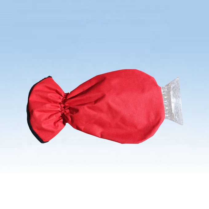 Пластиковый скребок для льда с варежкой