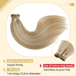 ผมต่อแบบ I-Tip และ Nano Ring คุณภาพสูง ปี 2026 ผมแท้ Remy จากยุโรป แบบ Super Double Drawn  พร้อมเคราติน  ปลายผมหนาและแข็งแรง - Product Image 4