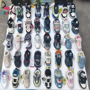 Zapatillas Deportivas para Niñas al por Mayor de Fábrica, Precio Económico, Superficie de Malla, Parte Superior Ligera de PU, para Correr - Product Image 1