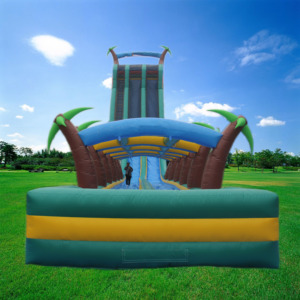 Dongyuan Rừng Mưa Nhiệt đới Inflatable nước Trampoline trượt thư giãn công viên ngoài trời trò chơi trẻ em vui chơi giải trí lâu đài bouncy - Product Image 4
