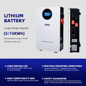 แบตเตอรี่ลิเธียม Li-Sun 5kwh 10kwh 15kwh 48v100ah 200ah สำหรับเก็บพลังงานแสงอาทิตย์ในบ้าน ระบบพลังงานแสงอาทิตย์ แบตเตอรี่ลิเธียม Li-Sun 15kwh - Product Image 4
