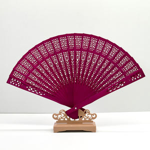 Abanico Plegable de Madera Grabado Personalizado con Logotipo de Alta Calidad, Recuerdos de Boda, Regalos para Invitados, Portátil - Product Image 1