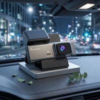 Cámara para Coche Inalámbrica WiFi UHD 1440P con Pantalla IPS de 170°, Sensor G y Conexión a Aplicación Móvil, Grabador de Video para Vehículos