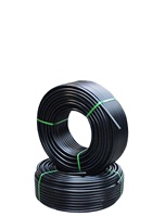 Tuyau d'eau en PEHD durable, haute pression, résistant à la corrosion, résistant à la chaleur, écologique, non toxique, 25 mm, longueur personnalisable pour