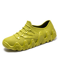 Chaussures de pluie pour hommes Gleibo, imperméables, en PVC/EVA, à enfiler, semelle en plastique antidérapante, légères, souples, tendance, toutes saisons