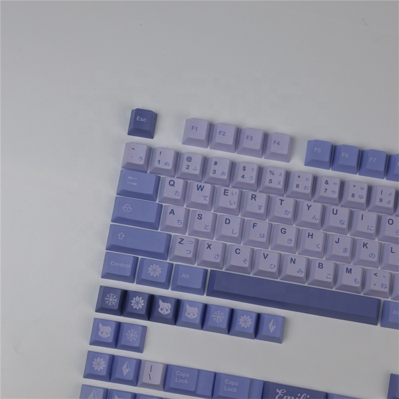 Juego De Teclas PBT Para Teclado Mecánico, Juego De 108 Teclas Con