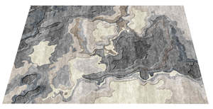 Alfombra de Lana Anudada a Mano, Diseño Floral Moderno, Premium, Personalizada, de Pelo Alto, Rectangular, Ecológica, Antideslizante e Impermeable - Product Image 5