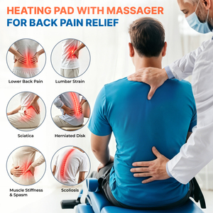 <span class=keywords><strong>Ceinture</strong></span> de massage du bas du dos avec double soutien <span class=keywords><strong>lombaire</strong></span>, massage par vibration chauffant, <span class=keywords><strong>batterie</strong></span> 8000mAh pour hommes et femmes - Product Image 3