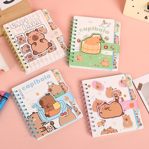 Khuyến mại A7 Kawaii Dễ thương Memo Pads văn phòng tùy chỉnh PU da từ Mini notepad Memo Pad biểu tượng tùy chỉnh in máy tính xách tay nhỏ - Product Image 2