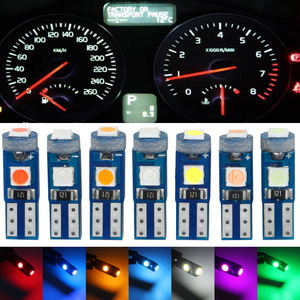 T5 W3W ampoule LED compensée 3030 3SMD pour voiture Auto tableau de bord Instrument de lecture jauge panneau lumineux - Product Image 5