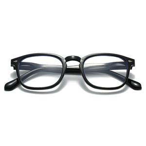 Lunettes de lecture unisexes pour hommes et femmes, 1 pièce, en plastique, carrées, bloquant la lumière bleue, verres blancs, légères, pour <span class=keywords><strong>presbytie</strong></span>, 8062 - Product Image 3