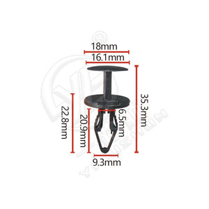 Clip de Expansión para Maletero de Coche Smooth Sailing B429 para Ford Cruze 18mm 35.3mm, Sujetador Automático - Product Image 1