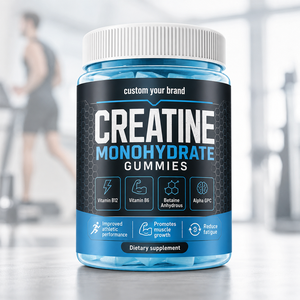 Gomitas de Creatina Monohidrato, Suplementos Pre-Entrenamiento, Apoyo Energético y de Resistencia, Nutrición Deportiva para Adultos, Gimnasio - Product Image 1