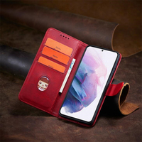 Pour Samsung Galaxy S25 Edge S25 Plus S25 Ultra S22 Ultra S23 S23 Plus S23 Ultra A17, Étui Portefeuille en Cuir à Rabat avec Fentes pour Cartes