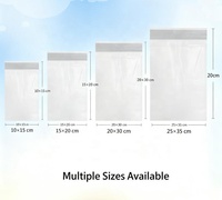 Kantong Kertas Glassine Persegi Panjang Ukuran Khusus Segel Otomatis Biodegradable Transparan untuk Dompet, Pakaian, Perhiasan, Kosmetik, Ritel, dan Merek