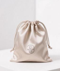 Custom Printed Satin Drawstring Bag <b>Ribbon</b> Drawstring Jewelry Packaging Pouch Gift Cosmetic Travel <b>Wedding</b> Favor Storage Bag - Product Image 5