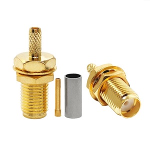 Nhà Máy <span class=keywords><strong>SMA</strong></span>-KY-1.5 <span class=keywords><strong>SMA</strong></span> nữ vách ngăn Nuts Adapter <span class=keywords><strong>RF</strong></span> <span class=keywords><strong>Jack</strong></span> uốn nối cho rg316 lmr100 RG174 cáp đồng trục lắp ráp dây - Product Image 1