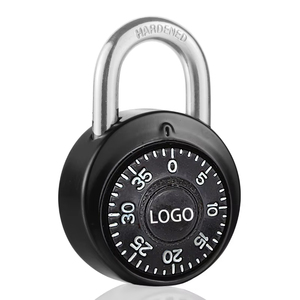 ANLI Vente chaude LOGO OEM <span class=keywords><strong>Cadenas</strong></span> à combinaison à disque rond <span class=keywords><strong>pour</strong></span> casiers <span class=keywords><strong>de</strong></span> gym et d'école - Product Image 2
