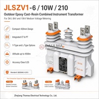 Transformateur combiné d'instrumentation de comptage pour sous-station 10kV JLSZV1-10W/210 100/5A VT 10000/100V classe 0.2S