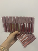 Brillant à lèvres liquide à paillettes, produit de maquillage personnalisé, Waterproof, transparent, longue durée, choix de couleurs, tube sur mesure