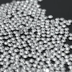 免费样品批发0.8-2.9毫米松散硅石Vvs硅石钻石通过钻石测试圆形明亮切割硅石