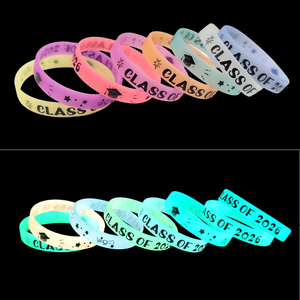 Classe de 2026 Bracelets en silicone Bracelets de remise des diplômes Célébration Félicitations Grad Bracelet pour les enseignants Étudiants Articles de fête - Product Image 3