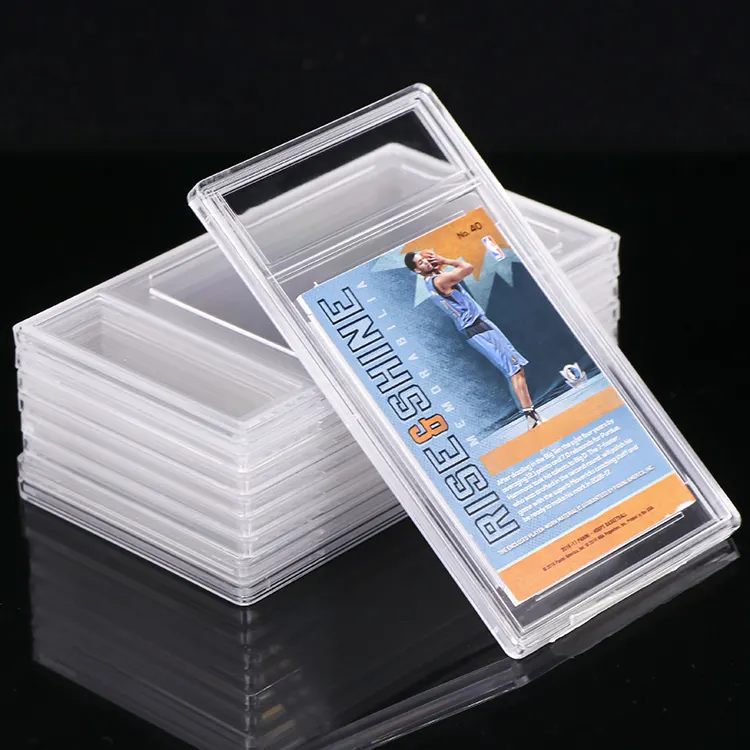 SUNSHING 35PT porta carte magnetiche One Touch protezione UV supporto espositore lastra semirigida per cassa scheda PSA Pokemon graduata