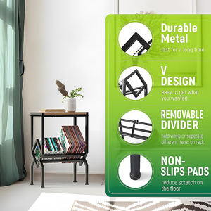 JH-Mech Vente à Chaud Porte-<span class=keywords><strong>Disque</strong></span> Maison Ou <span class=keywords><strong>Magasin</strong></span> Jukebox Présentoir Style Simple Support de <span class=keywords><strong>Tourne</strong></span>-<span class=keywords><strong>Disque</strong></span> en Métal - Product Image 4