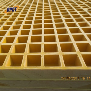 Hot bán 38*38 Mét sợi thủy tinh Grating <span class=keywords><strong>FRP</strong></span> đúc rửa xe tầng lối đi nền tảng - Product Image 6