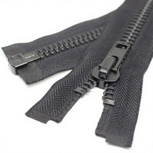Fermeture éclair à glissière à dents auto-bloquantes en résine écologique, vente en gros d'usine, RI-Z-001 (PK) pour sacs de vêtements, vestes, sweats à capuche - Product Image 4