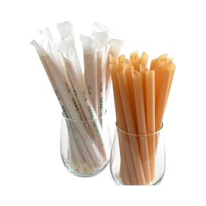 Custom Length Disposable <b>PLA</b> Straws Biodegradable Beverage Straws for Smoothie Soda Cocktail and Bar Supplies - Product Image 5