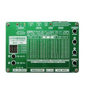 Herramienta de Prueba de Panel LVDS Silman T-60S, Probador de Pantalla LED LCD para Reparación de Portátiles y TV, Compatible con Cables de Interfaz <span class=keywords><strong>EDP</strong></span> LVDS de 7 a 84 W, Inversor - Product Image 1