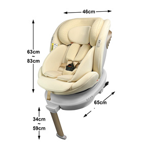 <span class=keywords><strong>I</strong></span>-<span class=keywords><strong>Size</strong></span> 360 °   Siège auto bébé tout-en-un rotatif pour enfants de 40 à 150 cm, installation facile avec <span class=keywords><strong>ISOFIX</strong></span> et jambe de support, housse lavable - Product Image 5