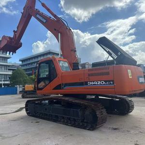 حفارة هيدروليكية مستعملة ذات جنزير، معدات ثقيلة مستعملة، حفارة دوسان <span class=keywords><strong>DX420LC</strong></span>-7 مستعملة بحالة جيدة - Product Image 3