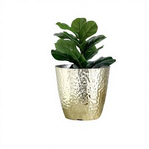 Jardinière en aluminium avec finition thermolaquée, décoration durable pour la maison et le jardin, idéale pour une utilisation en extérieur sur la terrasse - Product Image 1