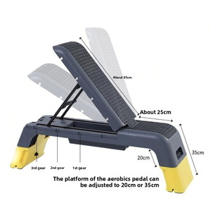 Professionnel multifonction réglable entraînement aérobie pas à pas plate-forme formateur planche extensible haltère banc <span class=keywords><strong>Fitness</strong></span> - Product Image 5
