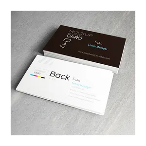นามบัตรสีโรสโกลด์แบบกำหนดเองพิมพ์นามบัตรด้วยการออกแบบของตัวเอง