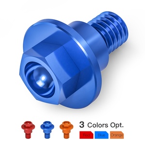 NiceCNC-tornillos de protección de horquilla delantera, pernos para KTM <span class=keywords><strong>250</strong></span>, 300, 350, 450, 500, SXF, XC, EXC, 2000, 2020, 2021, <span class=keywords><strong>2022</strong></span>, M6 X 12, 6 uds. - Product Image 6
