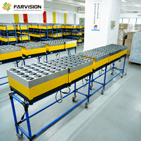 Système de trieur de colis automatique FARVISION avec commande servo, capacité de 6000 colis par heure, trieur de colis à grande vitesse, charge utile de 60 kg
