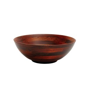 Grand bol en bois fait main pour servir des salades, des fruits, du pain, des pâtes et pour une utilisation quotidienne à la table - Product Image 1