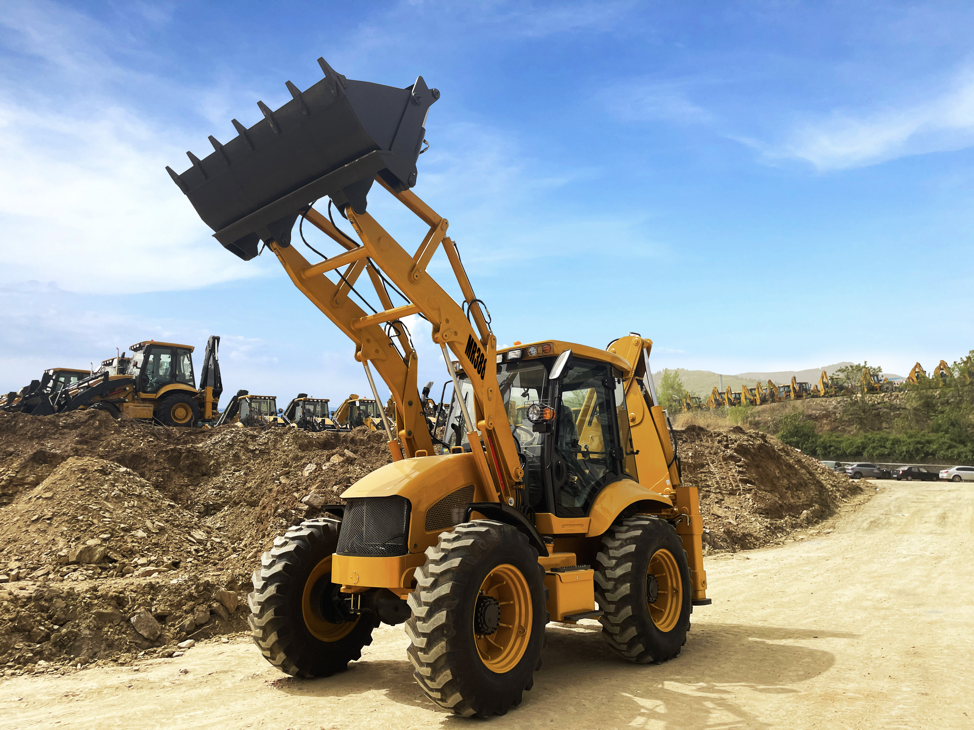 Mountain Raise MR388H Backhoe Loader 3Ton Fronted Loader Jcb