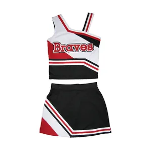 Precio de fábrica Cheer Uniform Dancing Sublimation Cheerleader's Uniform para niñas mujeres