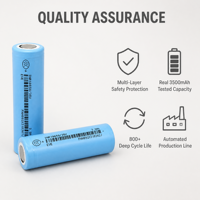 Celda de Batería EVE 18650 35V 3500mAh para Paquete de Baterías de Litio para Bicicleta Eléctrica, Celda de Iones de Litio