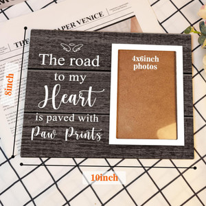 Mộc Mạc những người yêu chó Quà Tặng bằng gỗ Pet khung ảnh Dog memorial picture frame cho Loss Dog - Product Image 2